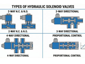 انواع شیر برقی های هیدرولیکی